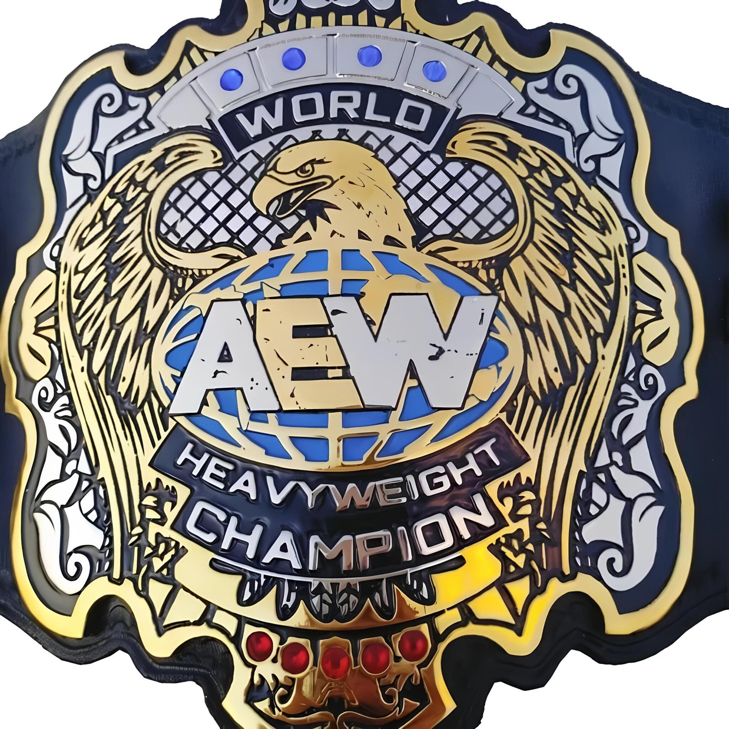 AEW All Elite Wrestling World Wide Wrestling Championship Belt